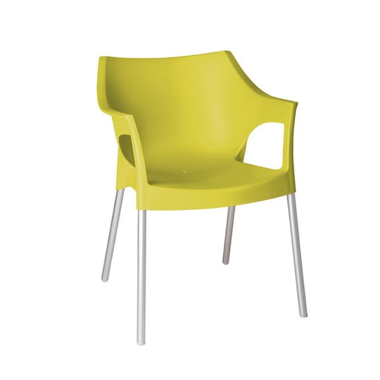 CHAIR WITH POLE ARMS