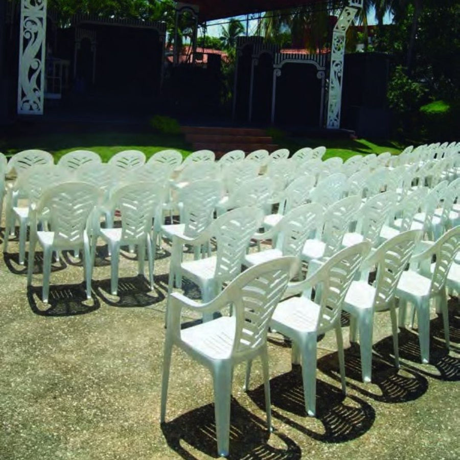 CHAIR WITH PALM ARMS