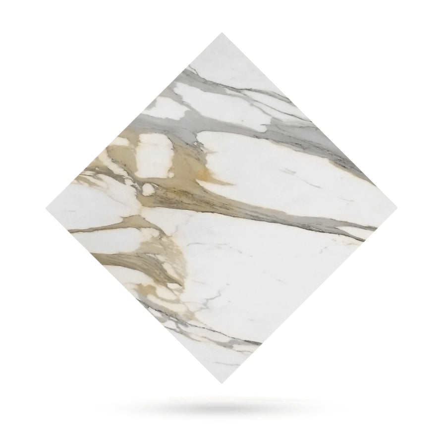 SUELO DE MÁRMOL CALACATA GOLD | BLANCO - ARQMAT