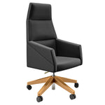 SILLÓN BASE ALTA MADERA CON RUEDAS | RAY - ARQMAT