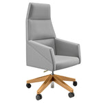 SILLÓN BASE ALTA MADERA CON RUEDAS | RAY - ARQMAT