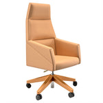 SILLÓN BASE ALTA MADERA CON RUEDAS | RAY - ARQMAT