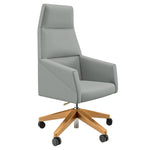 SILLÓN BASE ALTA MADERA CON RUEDAS | RAY - ARQMAT