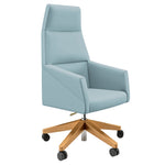 SILLÓN BASE ALTA MADERA CON RUEDAS | RAY - ARQMAT