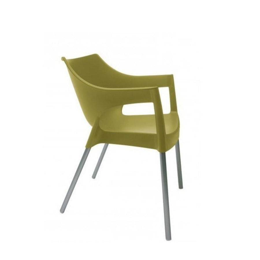 CHAIR WITH POLE ARMS