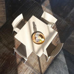 BARCINO TABLE 80X80 CENTRAL FOOT