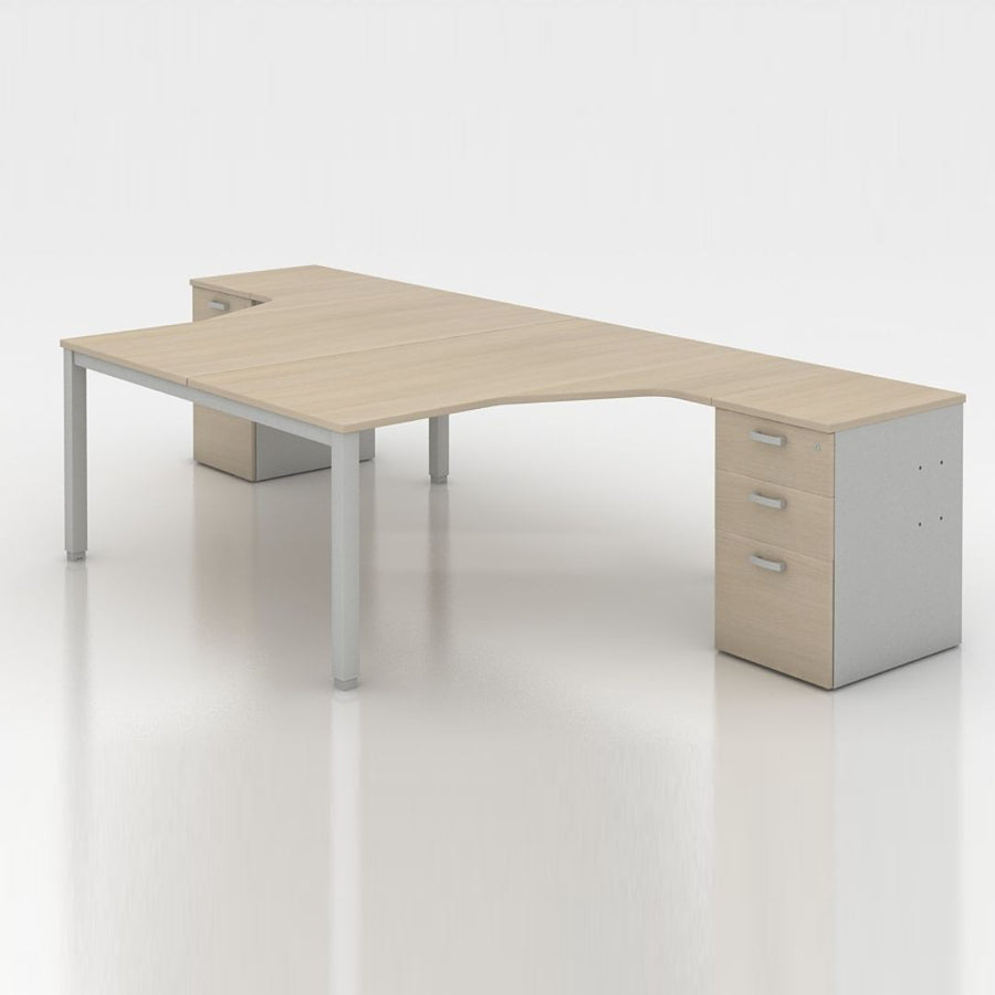 MESAS TIPO BENCH ENFRENTADAS 2 PUESTOS | BENCH TEMPO