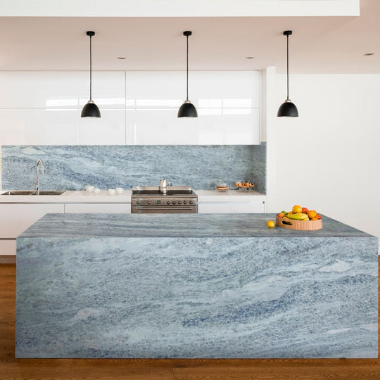 SUELO DE MÁRMOL CALCITA AZUL | AZULES - ARQMAT