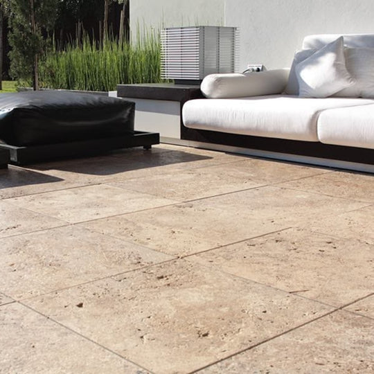 SUELO DE MÁRMOL OLIVILLO | TRAVERTINO - ARQMAT