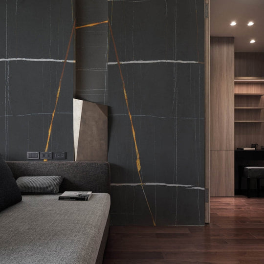 SUELO DE MÁRMOL MIRAGE | NEGRO - ARQMAT