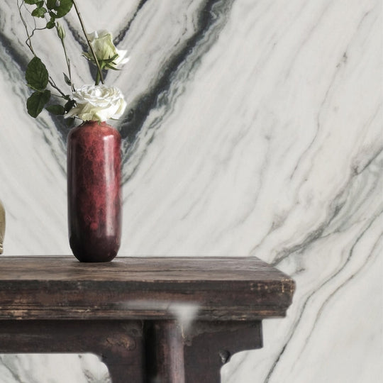 SUELO DE MÁRMOL HARLEQUIN WHITE | BLANCO - ARQMAT