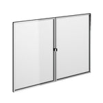 PUERTA DOBLE DE CRISTAL PARA ARMARIO BAJO