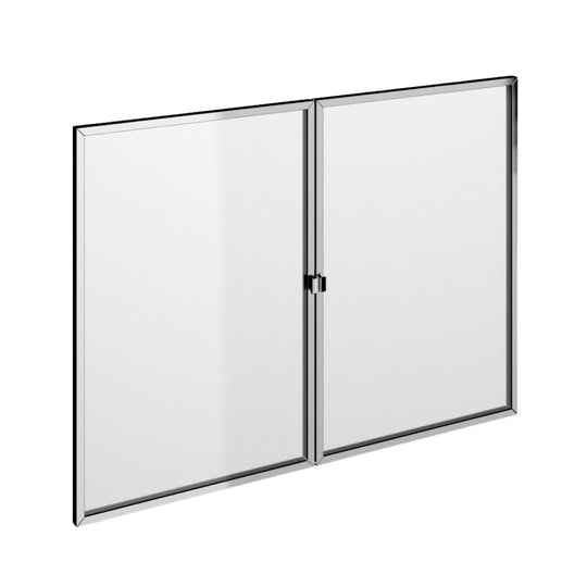 PUERTA DOBLE DE CRISTAL PARA ARMARIO BAJO