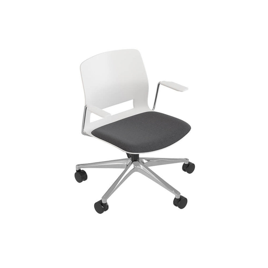 SILLA BASE GIRATORIA CON BRAZOS | EASY - ARQMAT