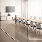 SILLA BASE FIJA TOPES CON BRAZOS | EASY - ARQMAT