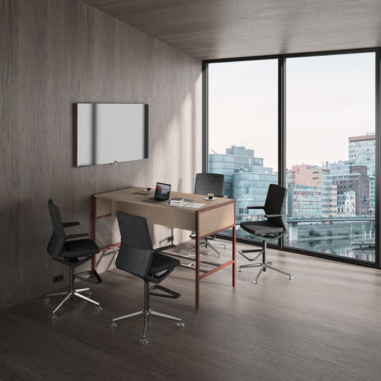 TABURETE TAPIZADO BASE GIRATORIA  | ADVANCE - ARQMAT