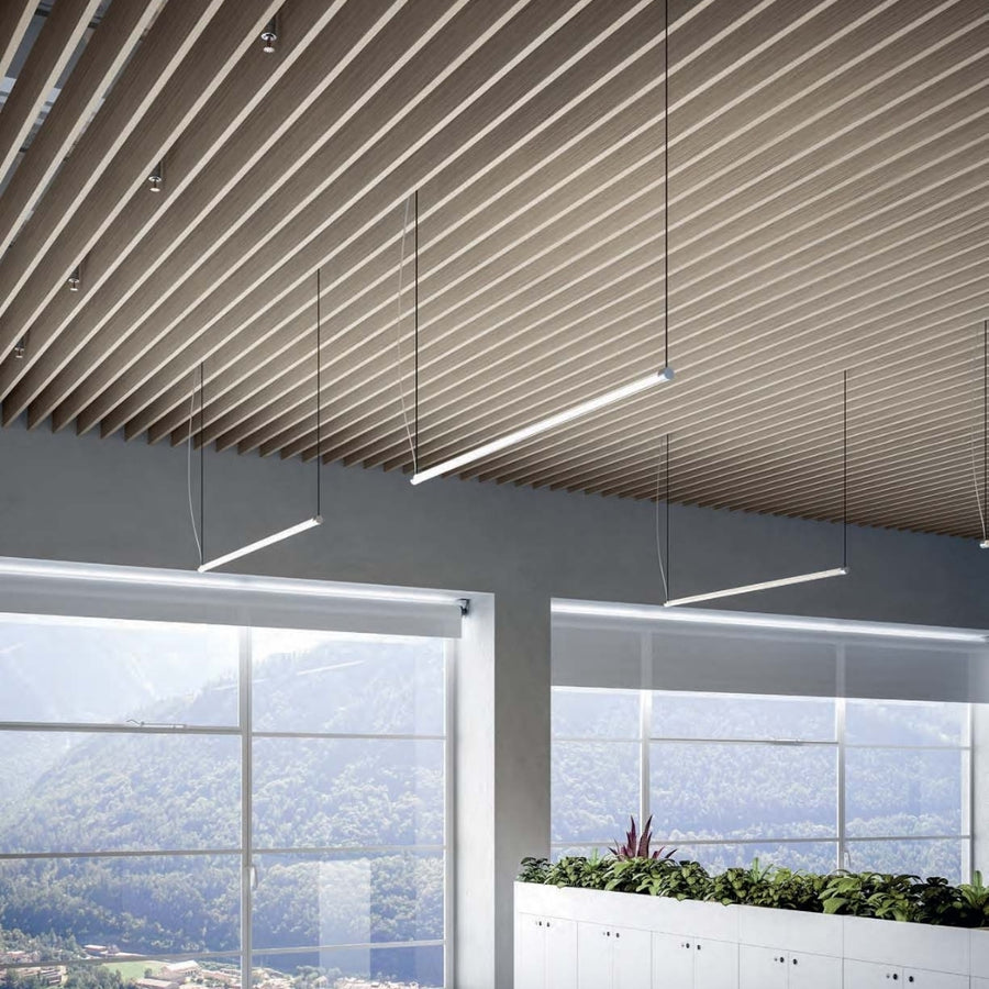 CIELO RASO DE MADERA ACUSTICA MYFLAG - ARQMAT