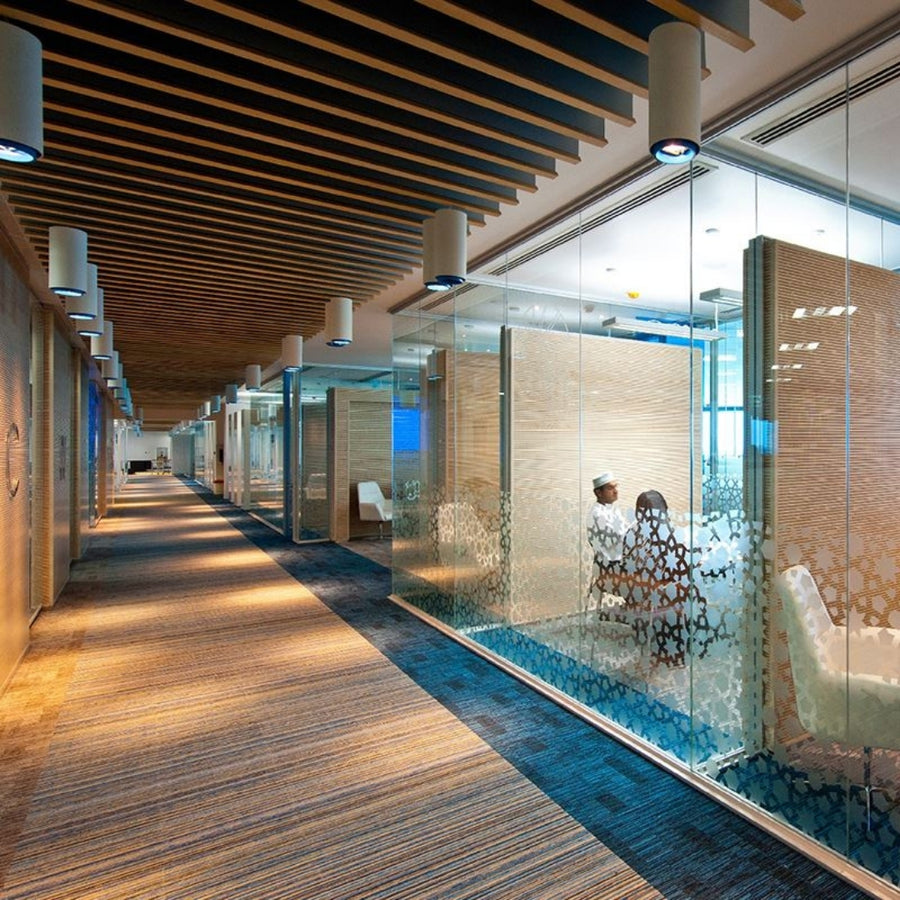 CIELO RASO DE MADERA ACUSTICA MYFLAG - ARQMAT